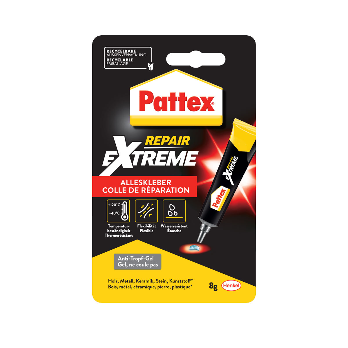 Pattex Alleskleber Repair Extreme 8 g Bild 1