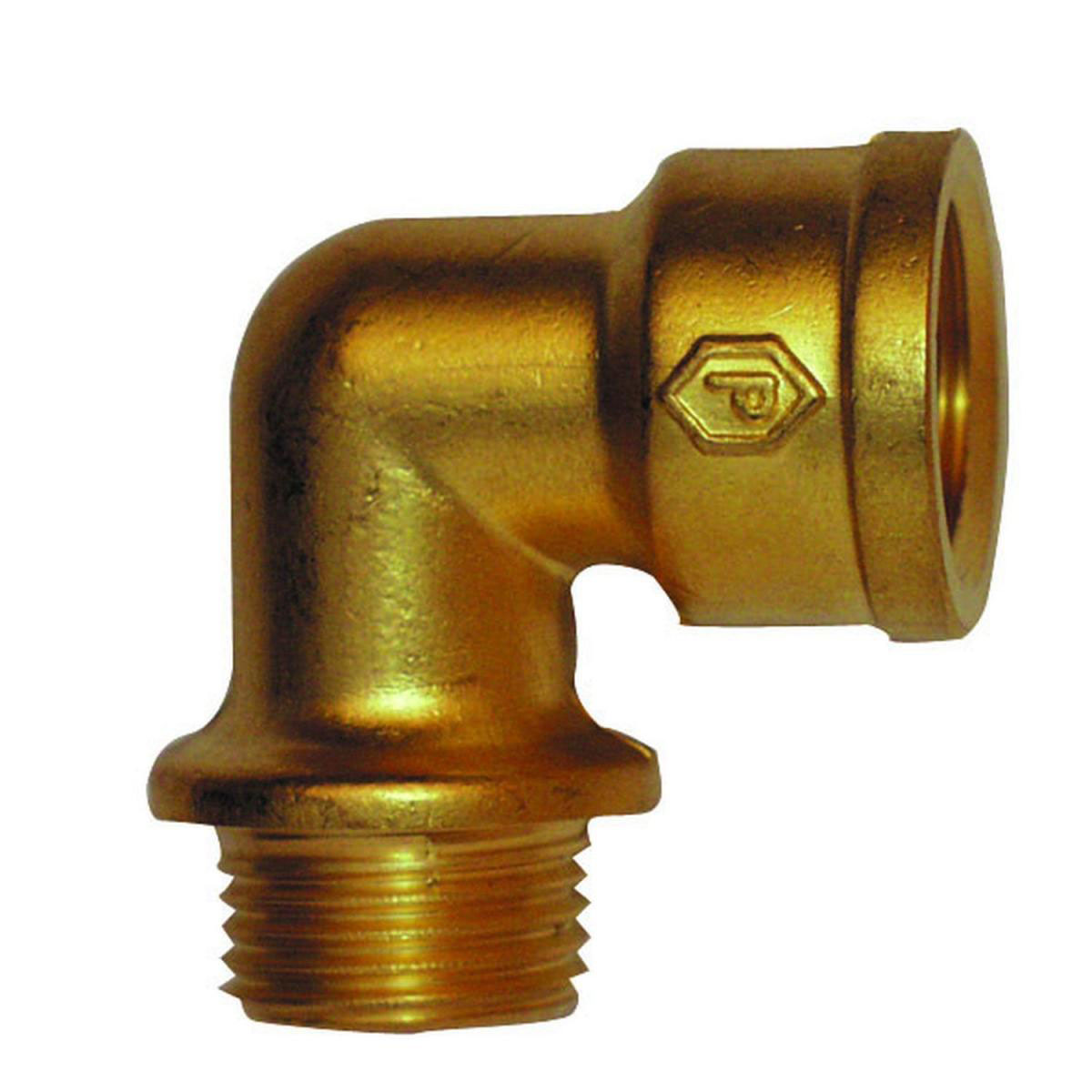 Winkel 90 1/2" Messing