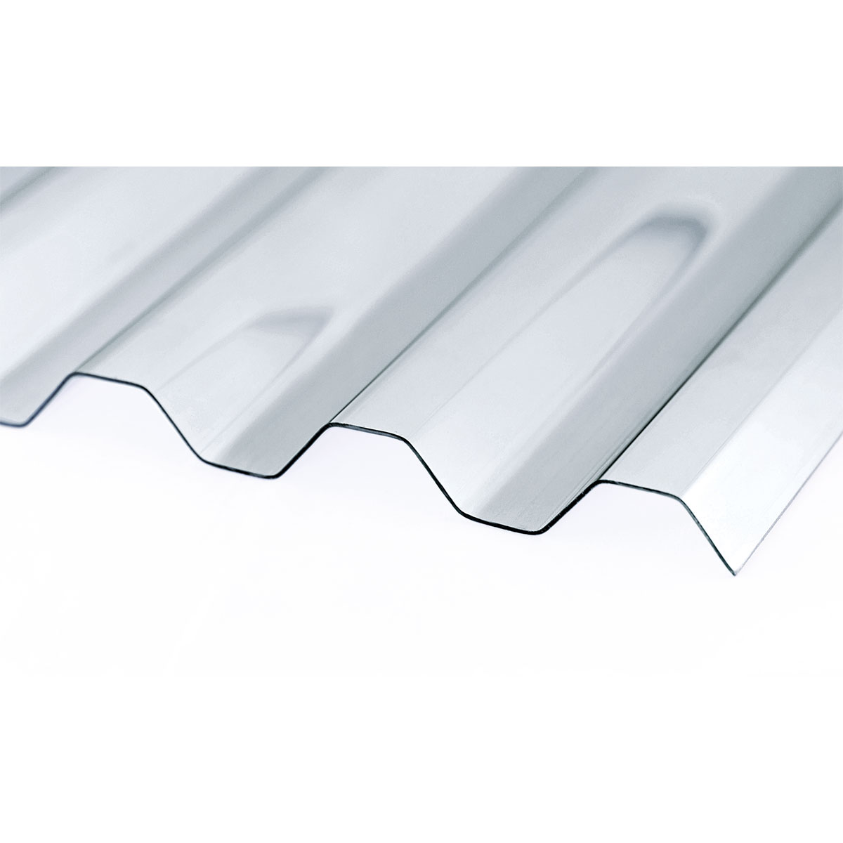 PVC Wellplatte Trapez klar 200 x 90 cm