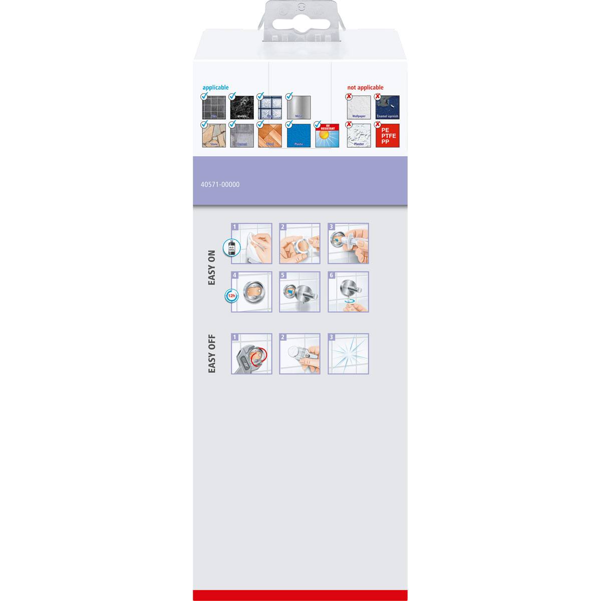 Tesa MOON White WC-Bürstengarnitur Bild 4