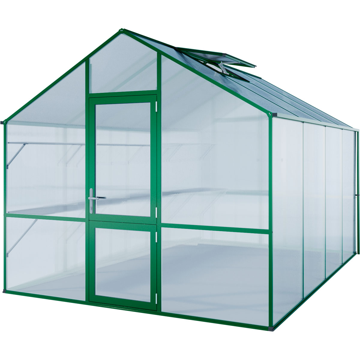 KGT Gewächshaus Lilie IV 12,75m² grün Bild 2