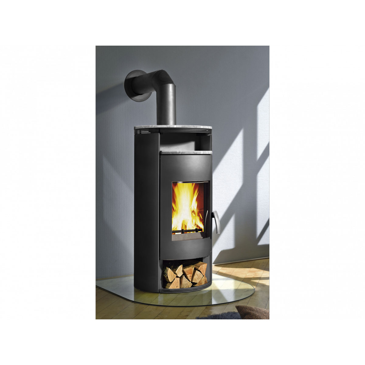 Kaminofen Atlas Speicher 8 KW Bild 1