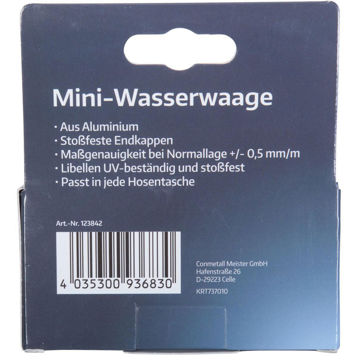 Krone Mini-Wasserwaage 10 cm magnetisch Bild 3