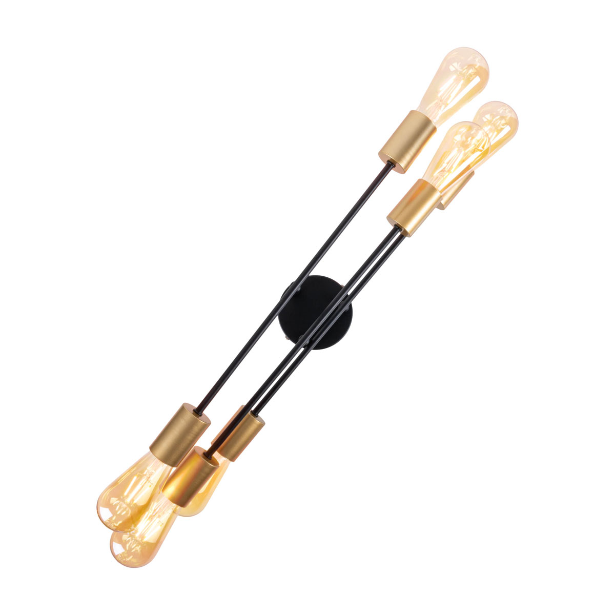 näve  Deckenleuchte Modo schwarz Metall 6er Bild 8