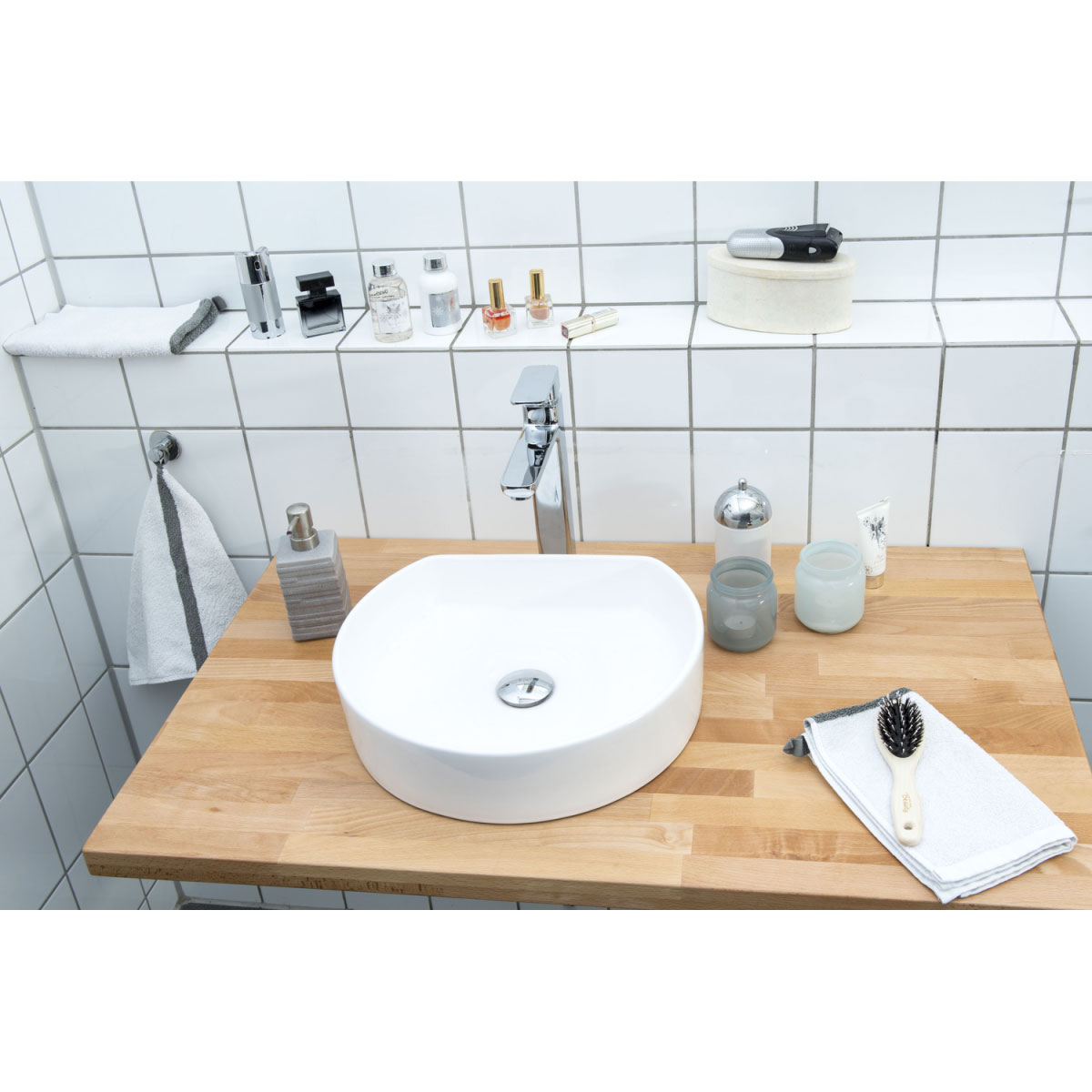 Cornat Aufsatzwaschtisch Anta 40 cm weiß Bild 2