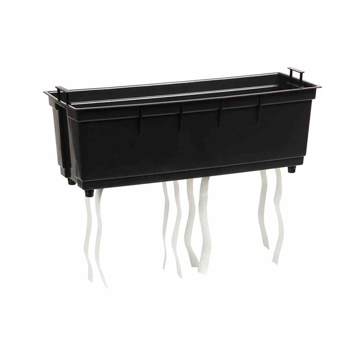 Siena Garden Pflanzgefäß Craon 56 x 19 x 36,5 cm grau Hochglanzoptik Bild 2