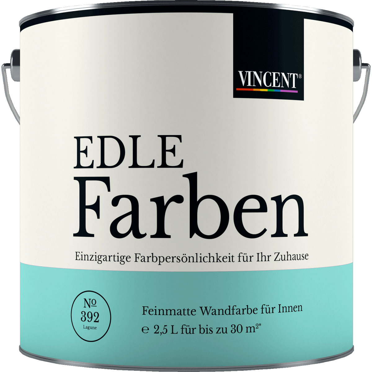 Vincent Wandfarbe Edle Farben Langune 2,5 L Bild 1