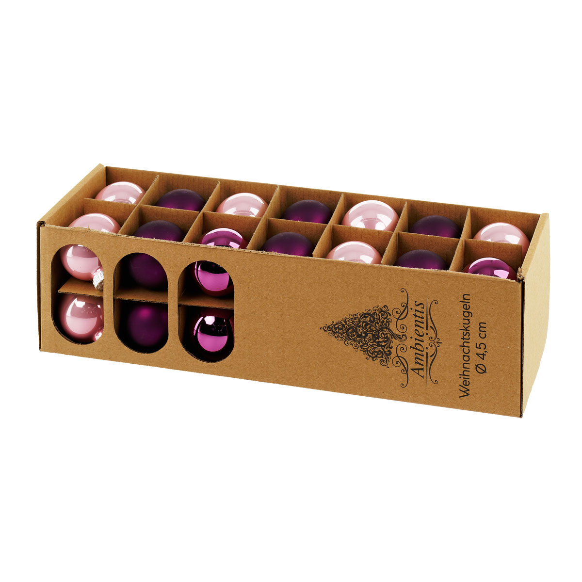 Ambientis Glaskugeln 4,5 cm lila Mix Bild 2