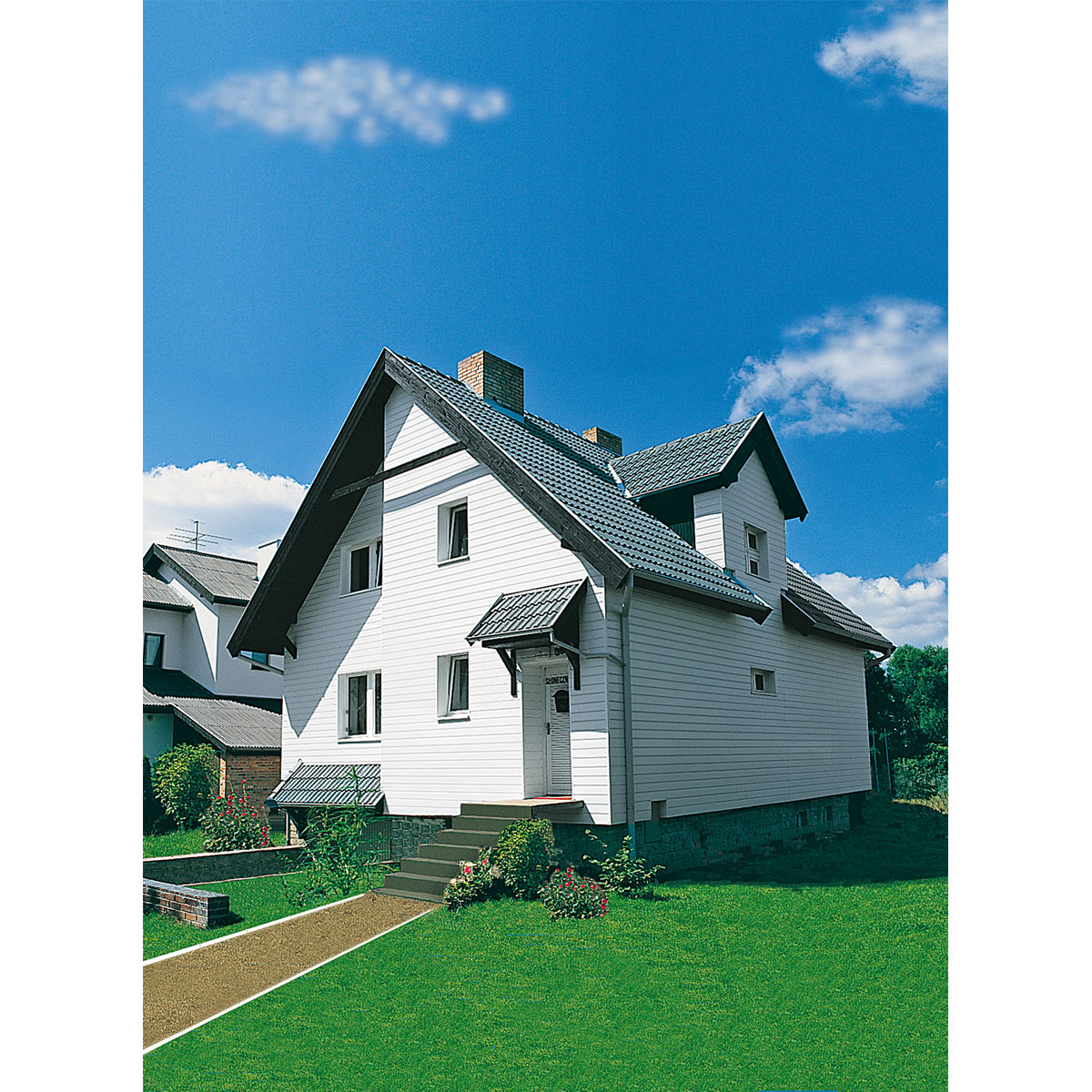 Specht Vinylboden  Kunststoff-Paneel Duropan weiß 270 x 10,5 cm Bild 4