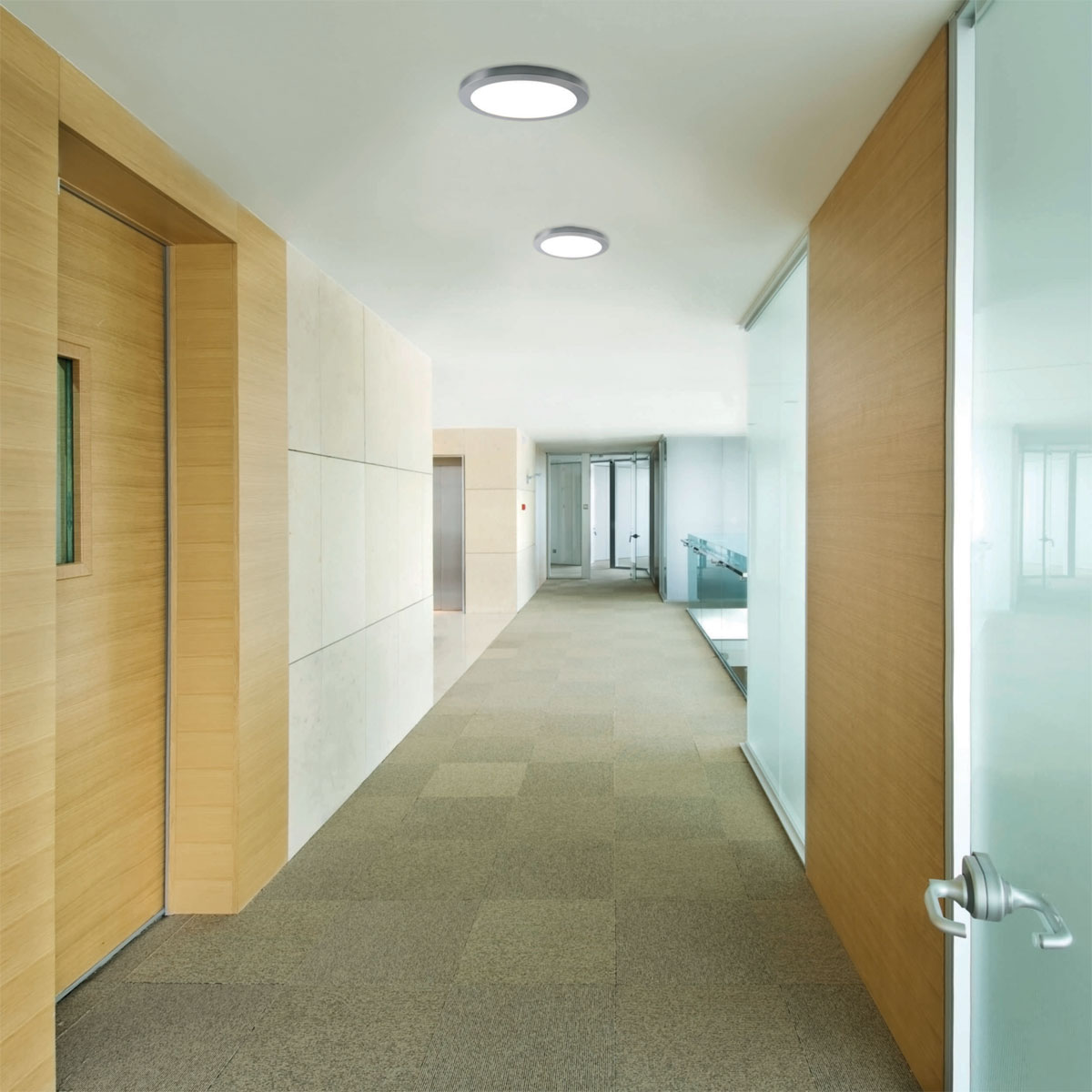 Naeve LED DL Bonus Metall/KS chromeLxBxH: 22,5x22,5x1,9cm Bild 10