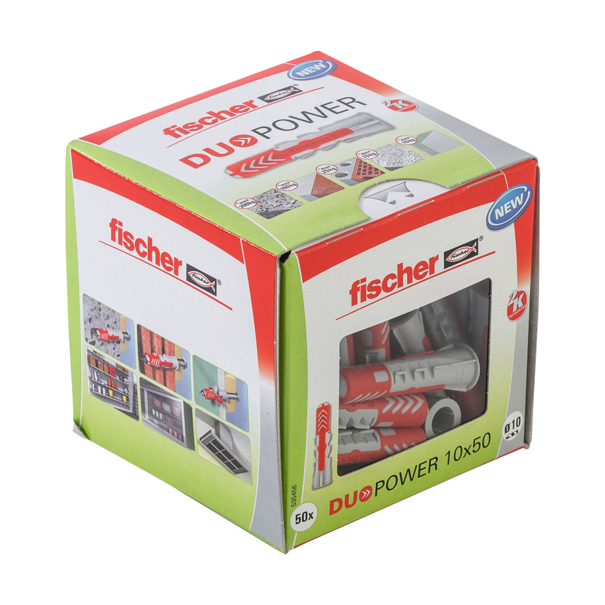 Fischer Dübel DuoPower 10 x 50 mm 50 Stück