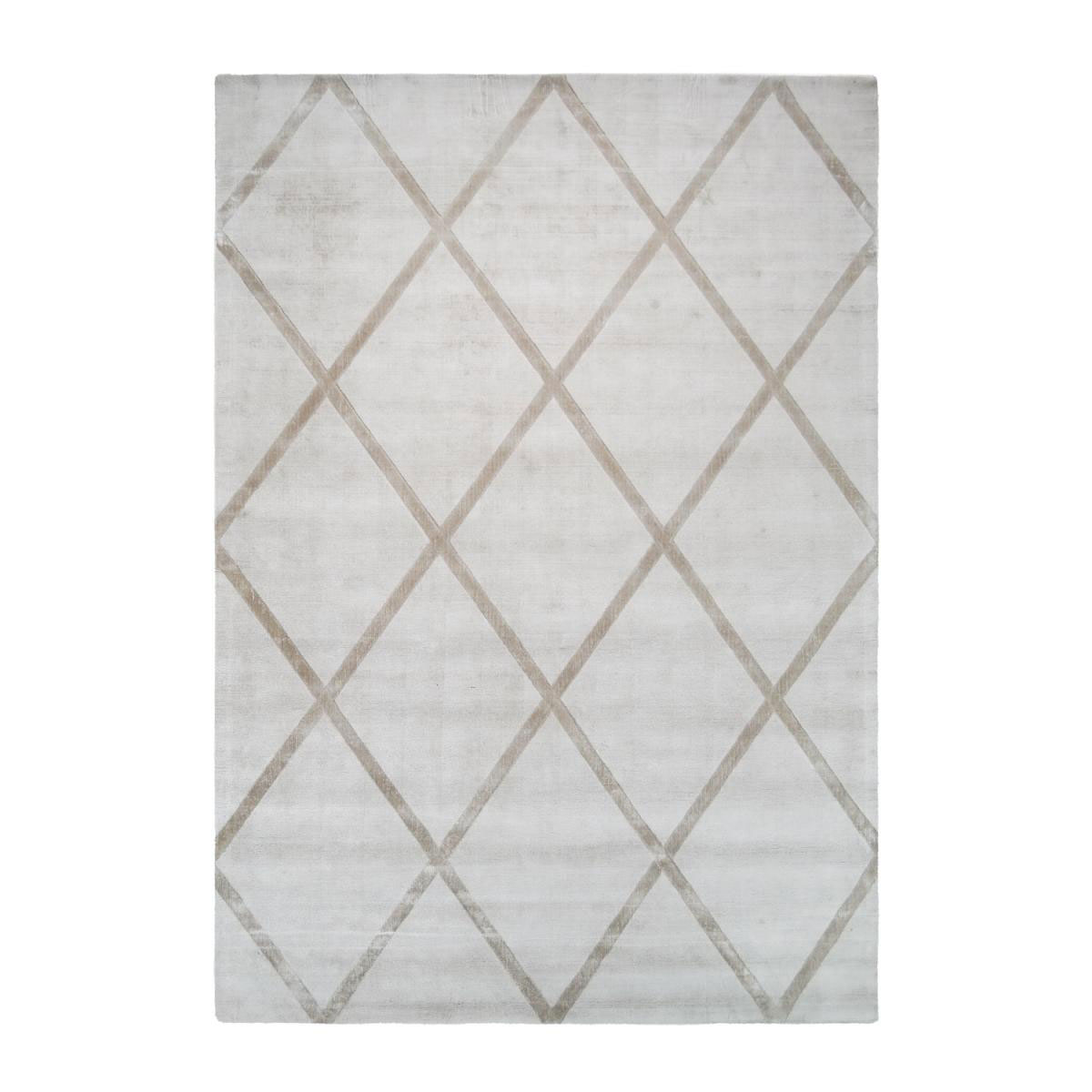 Kurzflorteppich „Luxury 210“ Elfenbein/Taupe, 160x230cm Bild 1