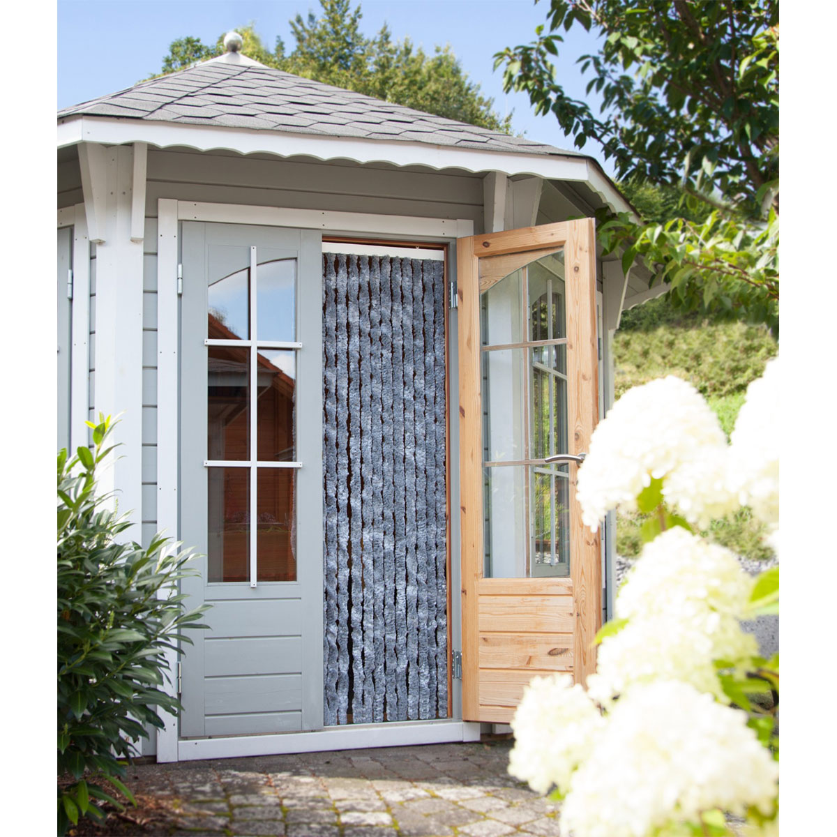 Deko-Vorhang Flauschi silbergrau Bild 2