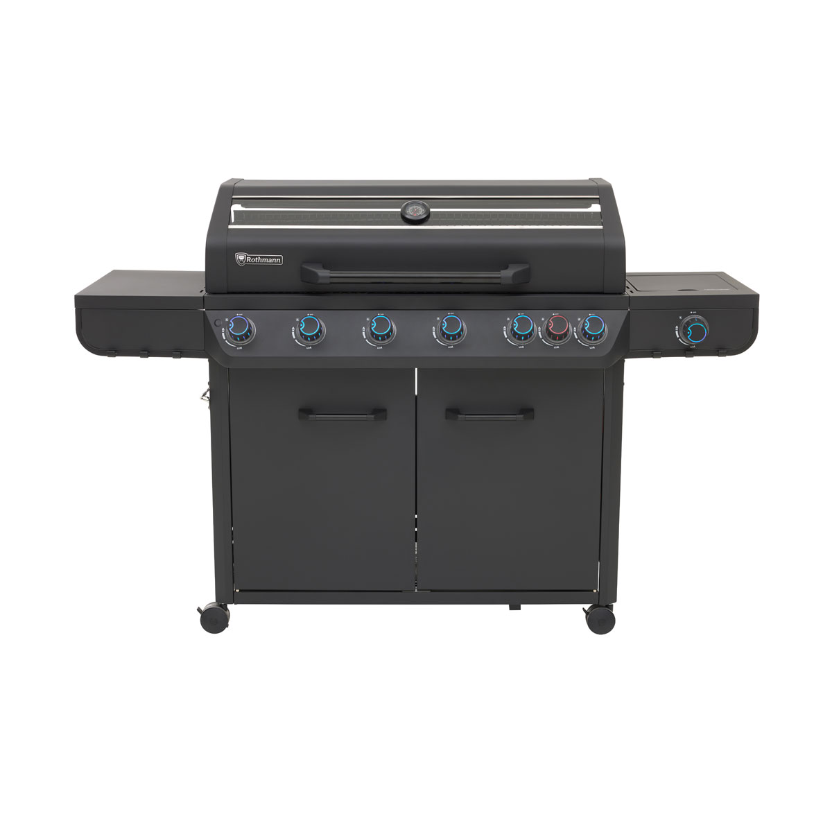 Rothmann Gasgrillwagen Vulcano 6 Turbo Plus Black Edition Bild 4