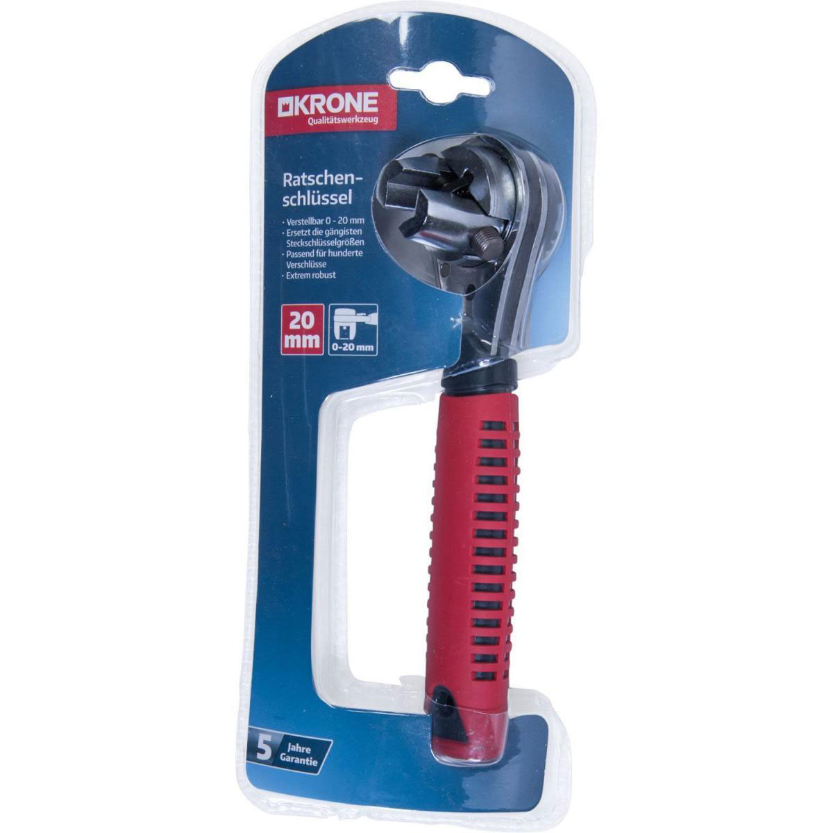 Krone Ratschenschlüssel verstellbar Bild 2