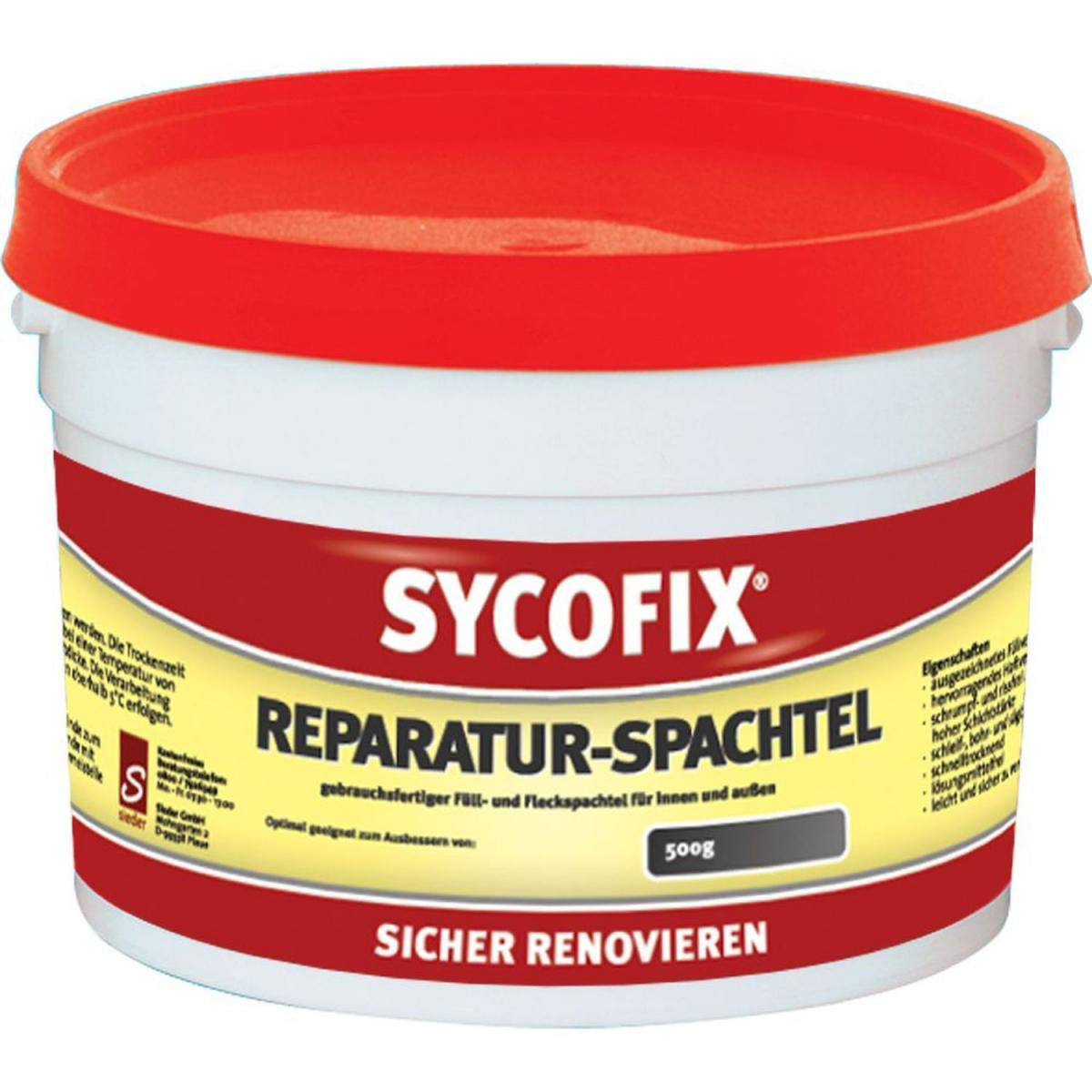 Sycofix Reparaturspachtel 500 g Sycofix Reparaturspachtel 500 g