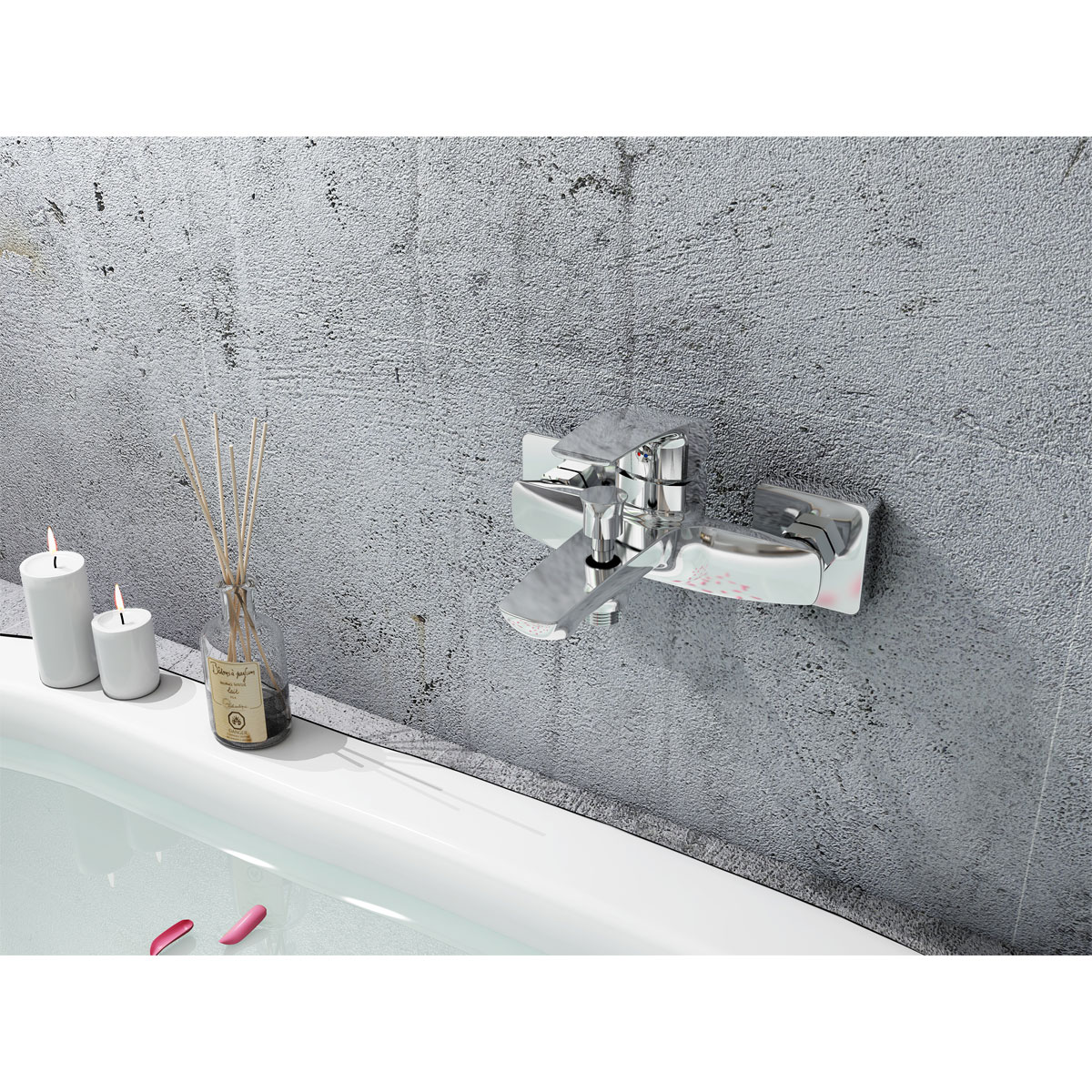 Valblue Wannenfüllarmatur Calais chrom Bild 2