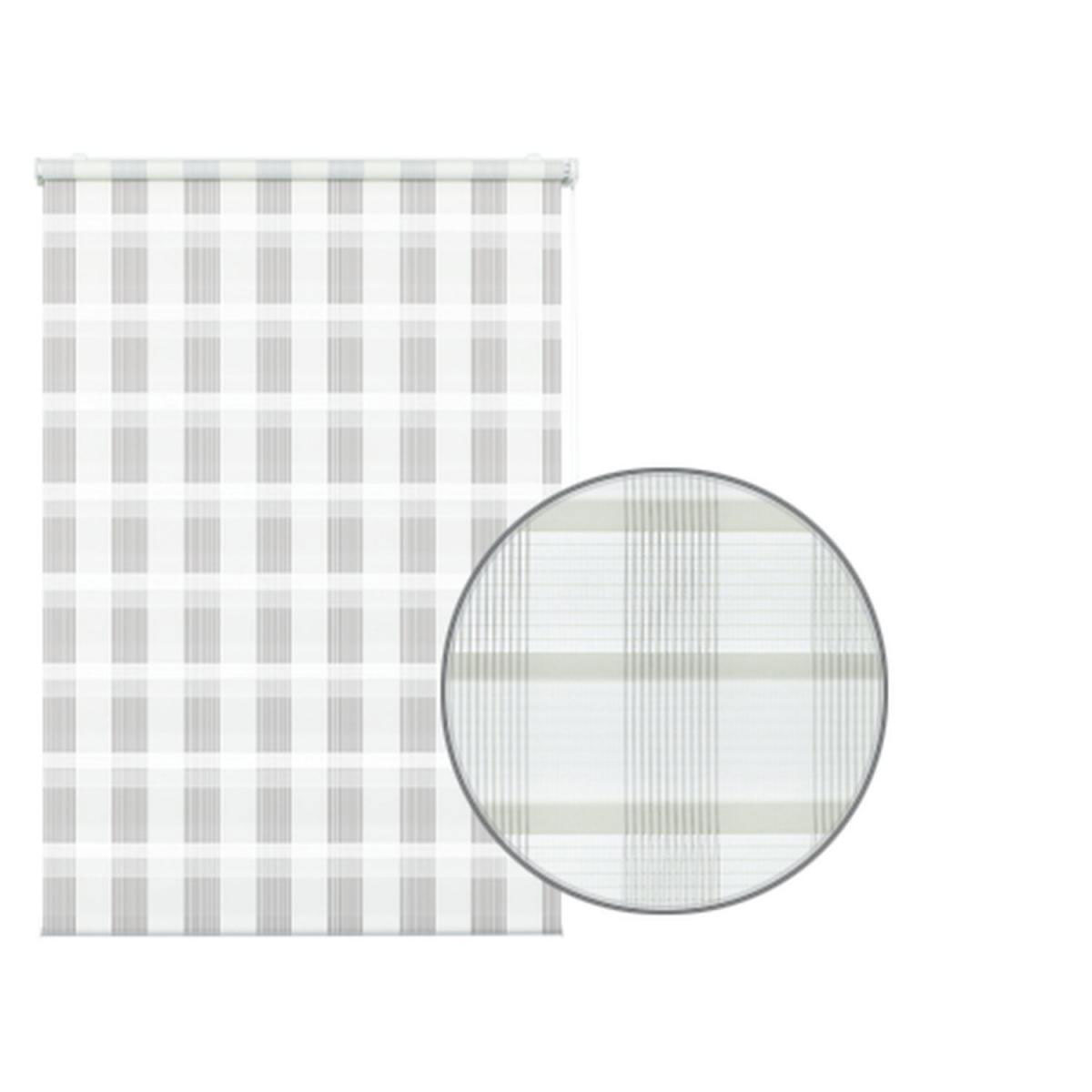 Gardinia EasyFix Rollo Karo 60 x 150 cm weiß Bild 2