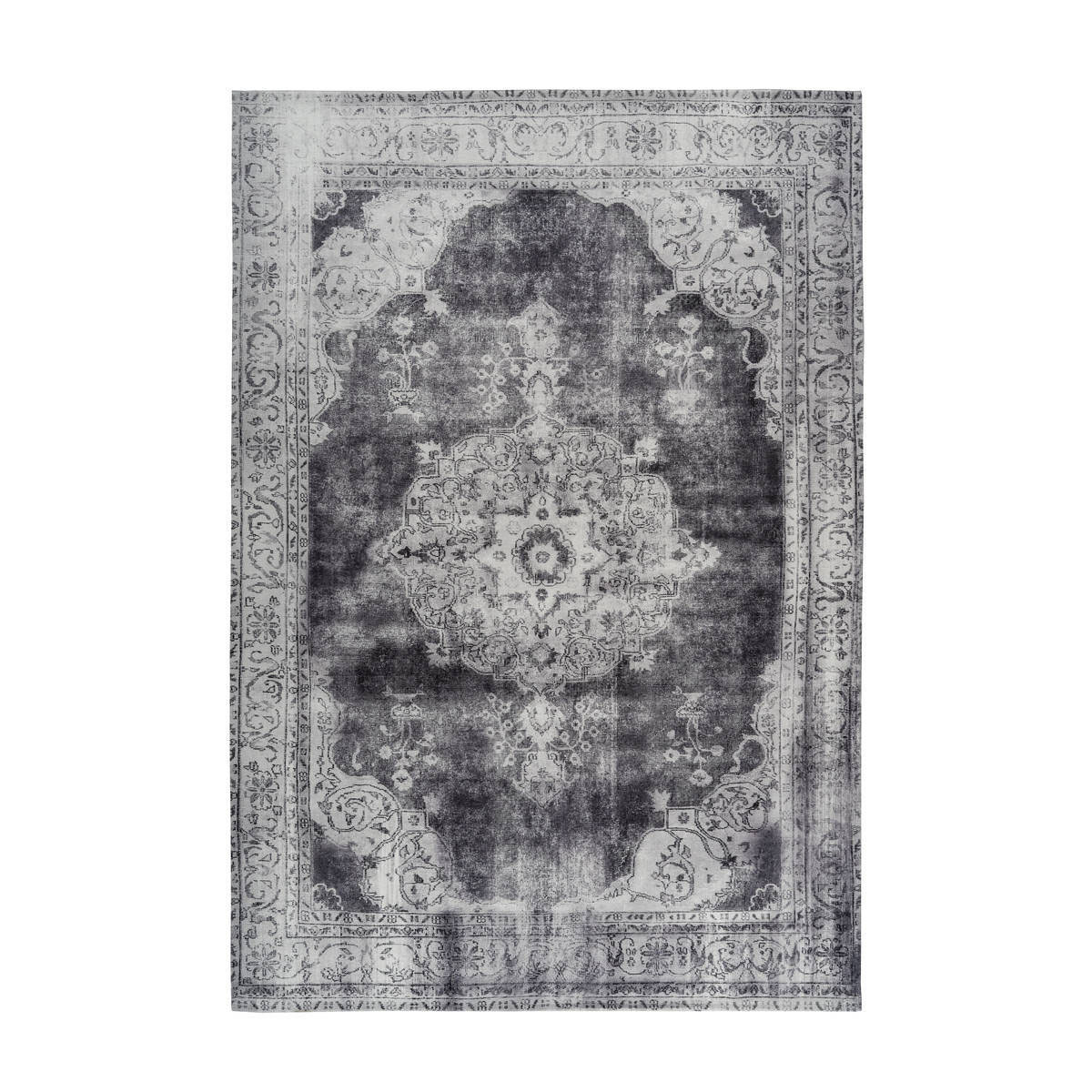 Kurzflorteppich „Vintage 8400“ Hellgrau Bild 1