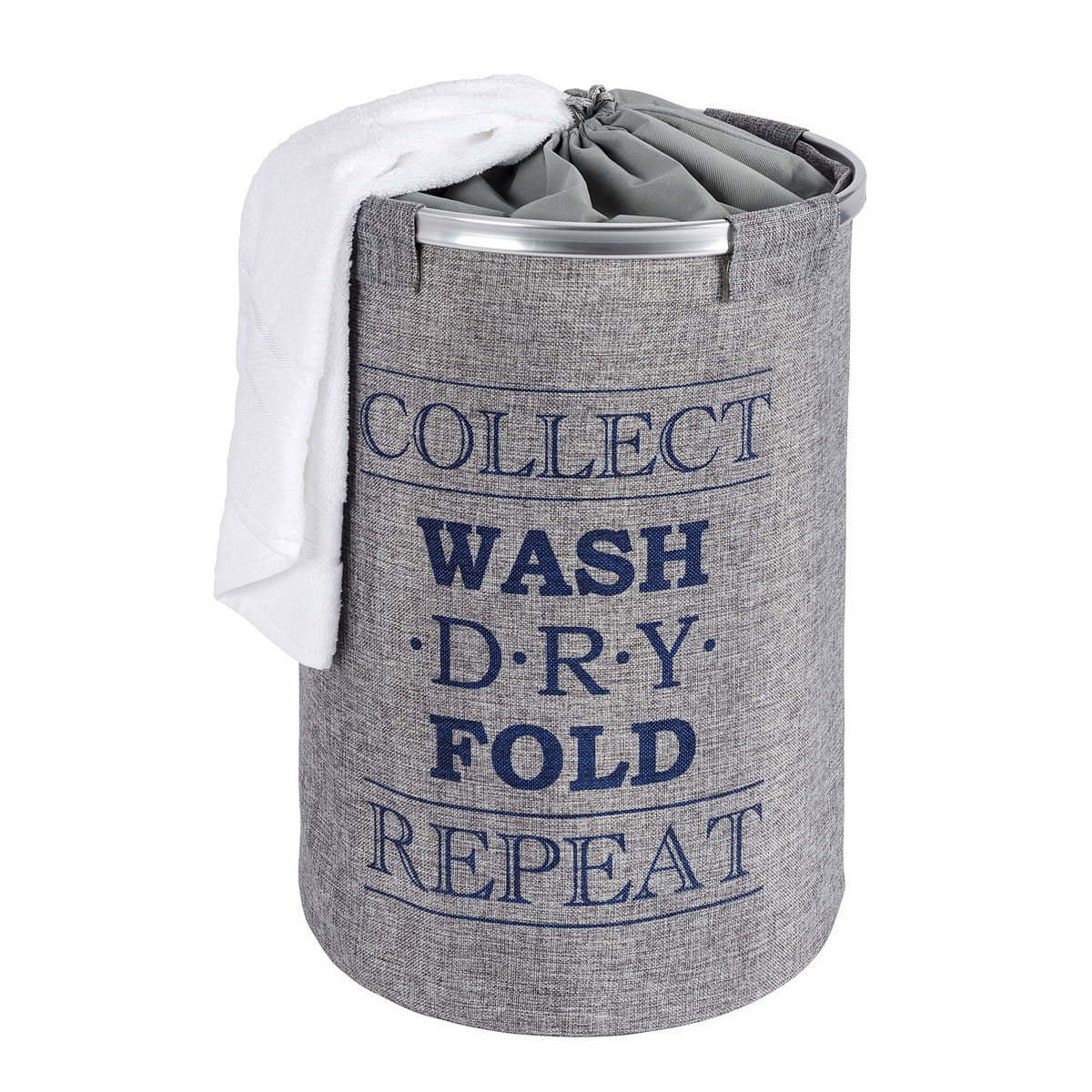 Wenko Wäschesammler Ringo grau 68 l Bild 2