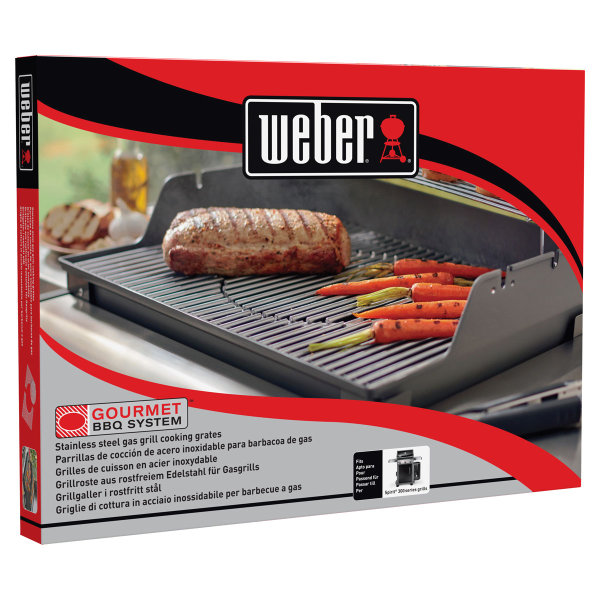 Weber Gourmet BBQ System -Grillrost mit Rosteinsatz für Spirit Bild 10