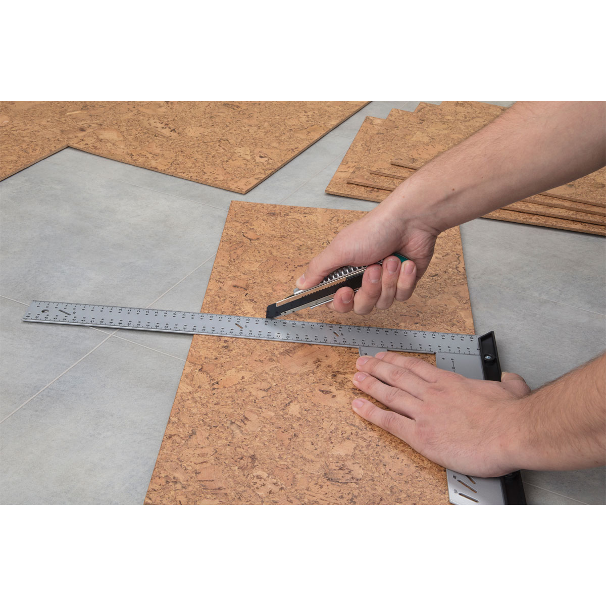 Wolfcraft  Metall-Abbrechklingen-Messer 18 mm schwarze Klinge Profi-Sharp Bild 4