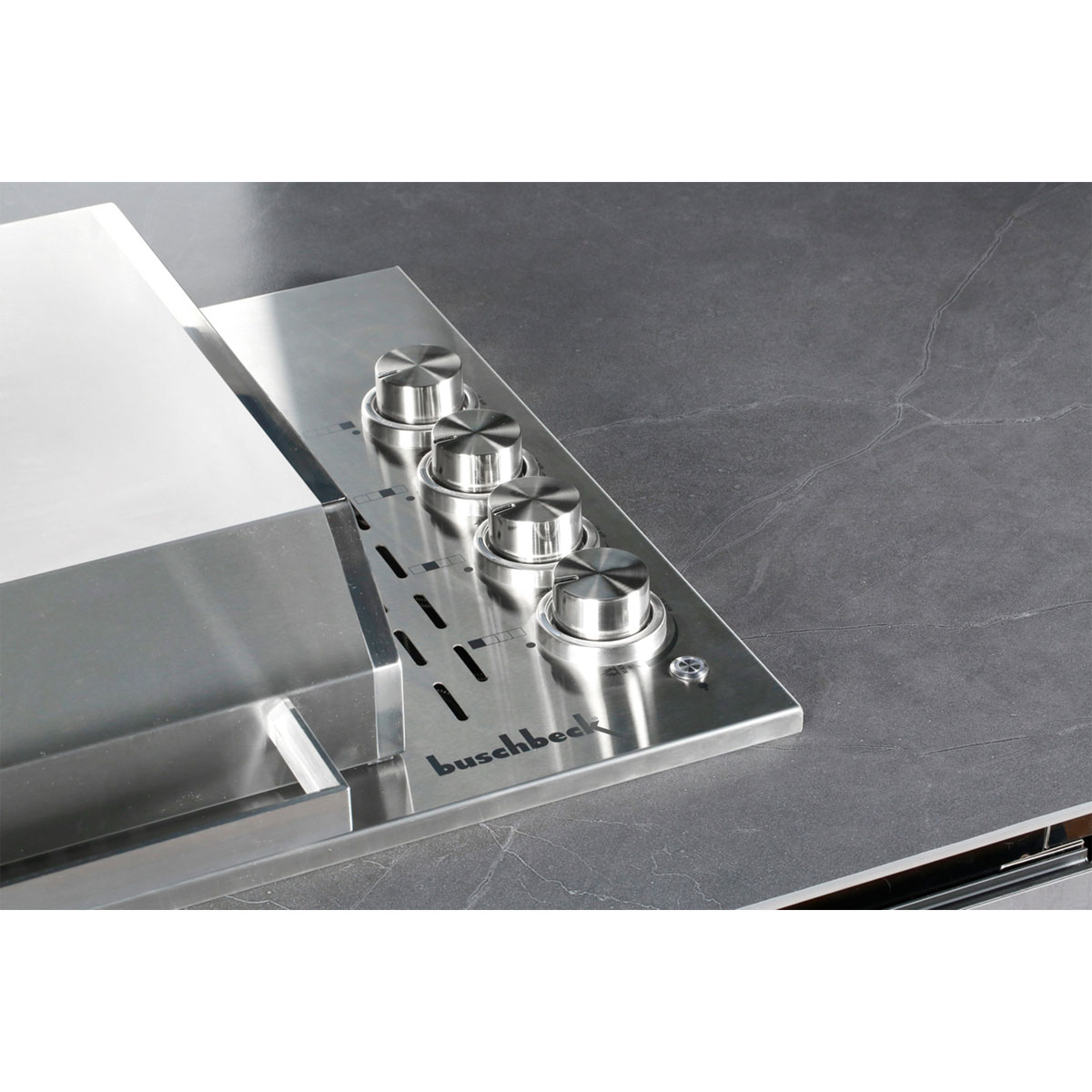 Buschbeck Outdoorküche Derby 253x110x143cm Keramikverkleidung anthrazit Bild 6