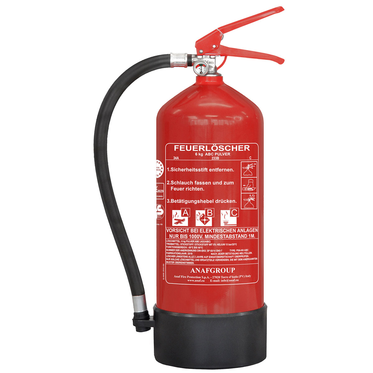 Feuerlöscher 6 kg ABC Feuerlöscher 6 kg ABC