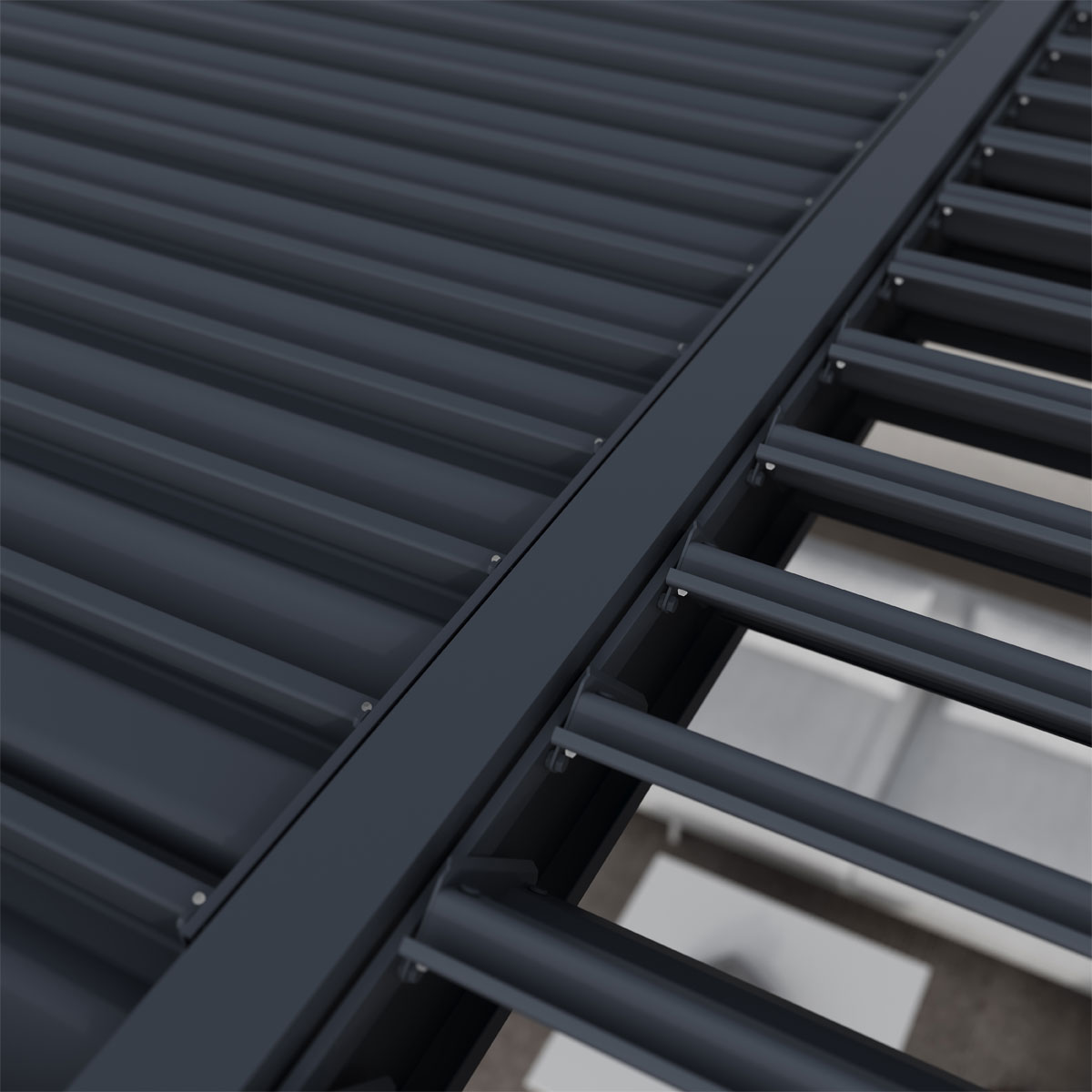 Paragon Outdoor Outdoor Pergola Grand Tuscan 1220 599,2x370x256cm Anthrazit Bild 6