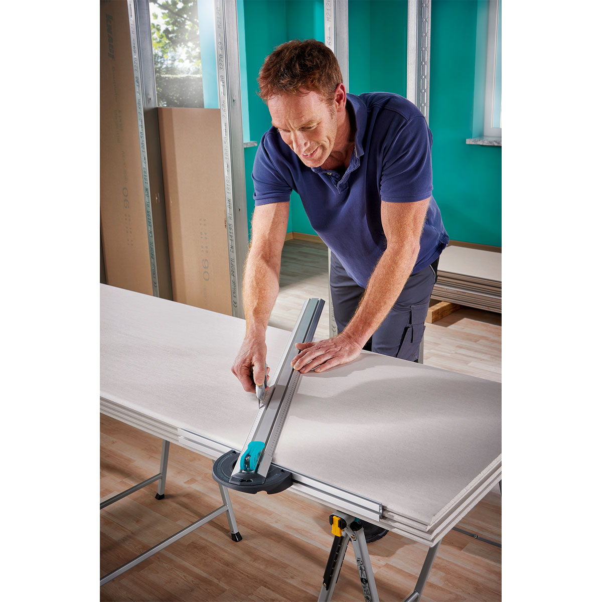 Wolfcraft  T-Schiene mit Parallelschneider Bild 4