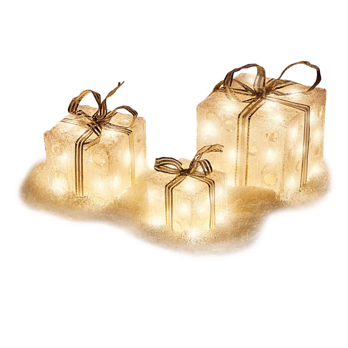 Ambientis 3 Acryl-Geschenke 72 warm-weiße LEDs