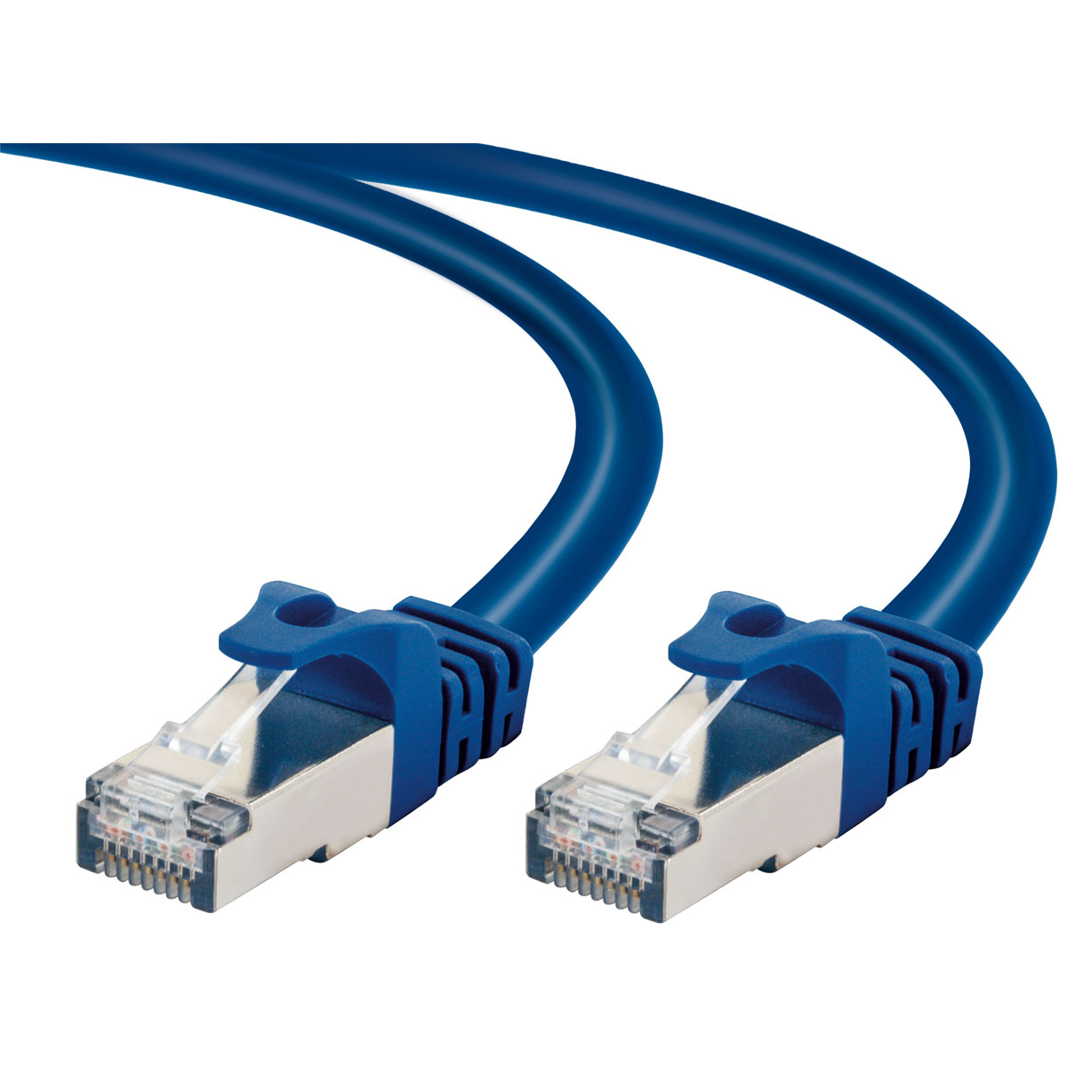 Schwaiger  Netzwerkkabel CAT8 2 m blau Bild 5