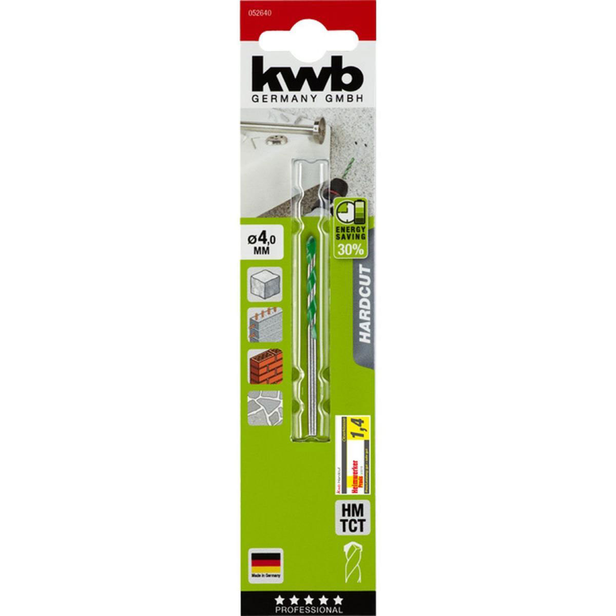 kwb  Granitbohrer Hardcut Durchmesser 4 mm Bild 2