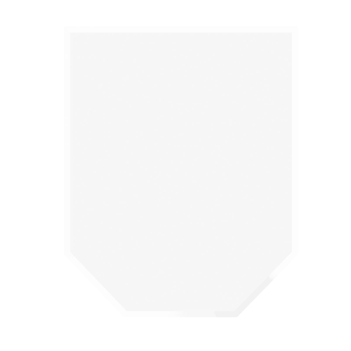 Glasbodenplatte 8mm Sechseck100x120cm Bild 1