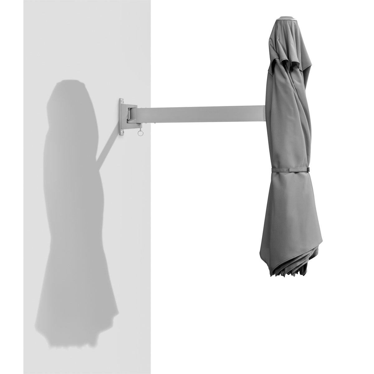 Schneider Schirme Wandschirm Muro anthrazit Durchmesser ca 250 cm Bild 1