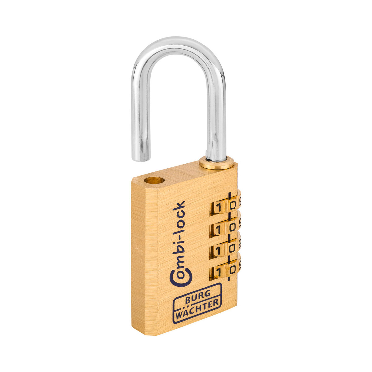 Burg Wächter Zahlen-Vorhängeschloss Combi 80 90 39,8 x 90 x 15,8 Messing 39,8 x 90 x 15,8 Bild 1