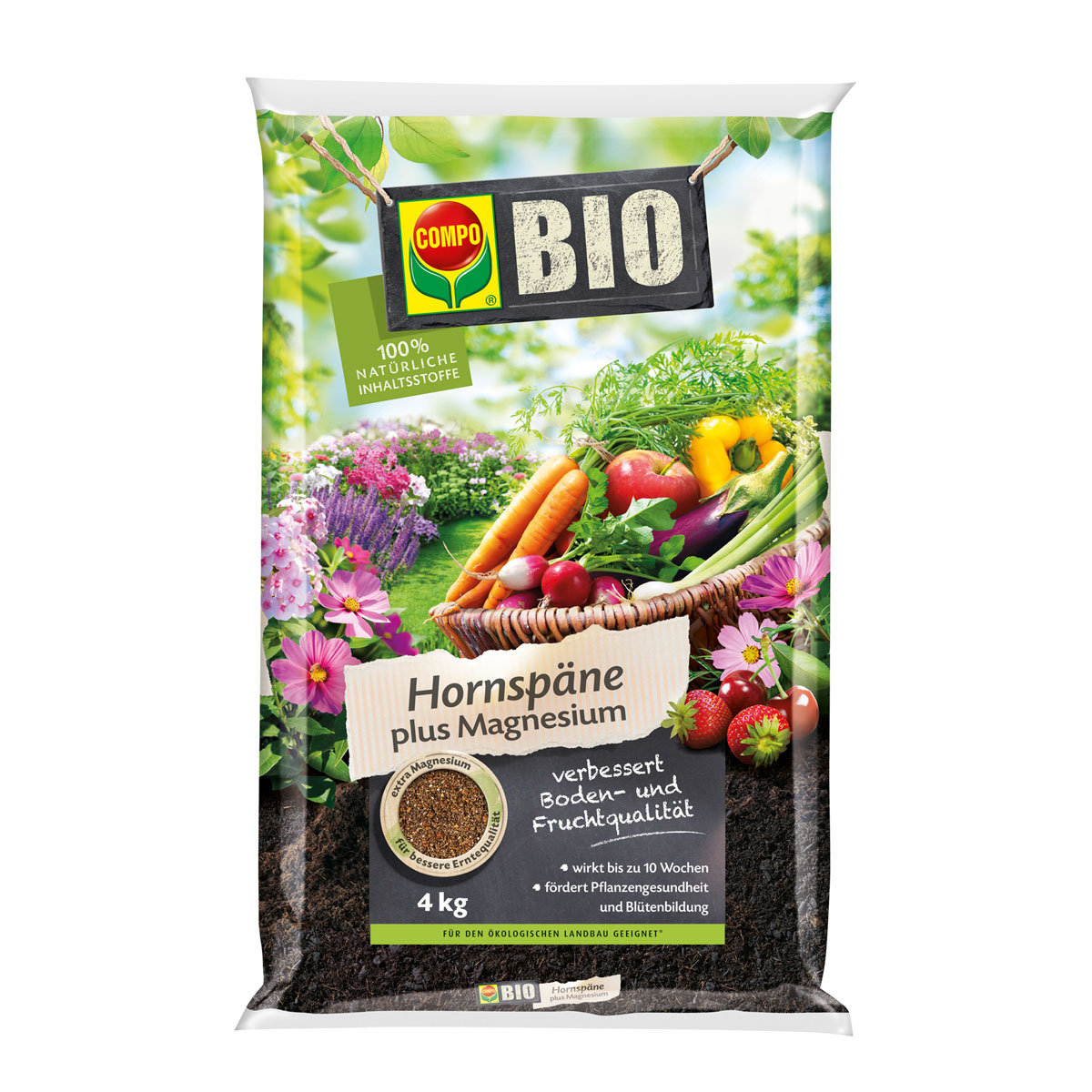 Compo Bio Hornspäne mit Magnesium 4 kg