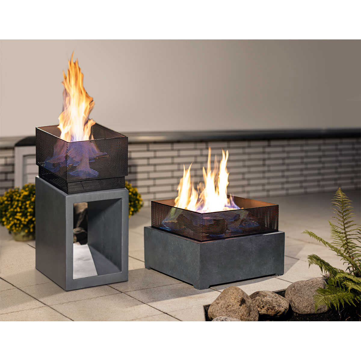Rothmann Feuerschale Utrecht anthrazit 55 x 55 x 39 cm Bild 3