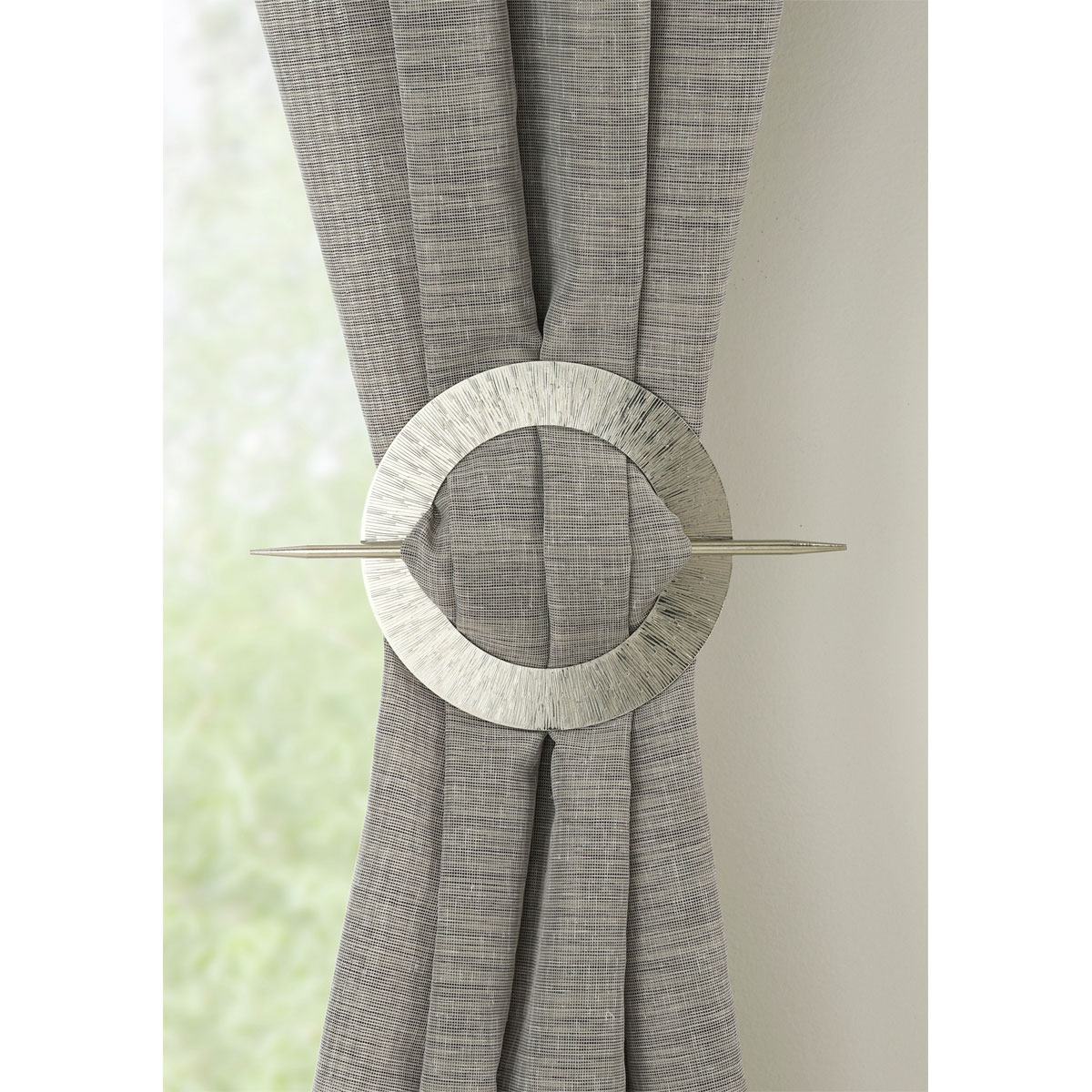 Gardinia Dekospange Mars mit Stab edelstahloptik Bild 3