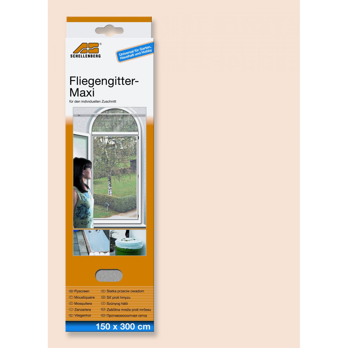 Schellenberg Fliegengitter 150 x 300 cm weiß Schellenberg Fliegengitter 150 x 300 cm weiß