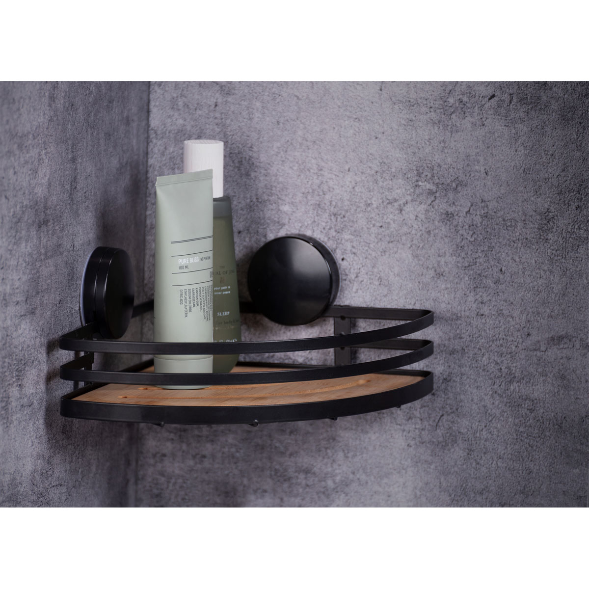 Wenko  Static-Loc Eckablage Alba Badezimmerablage Bild 7