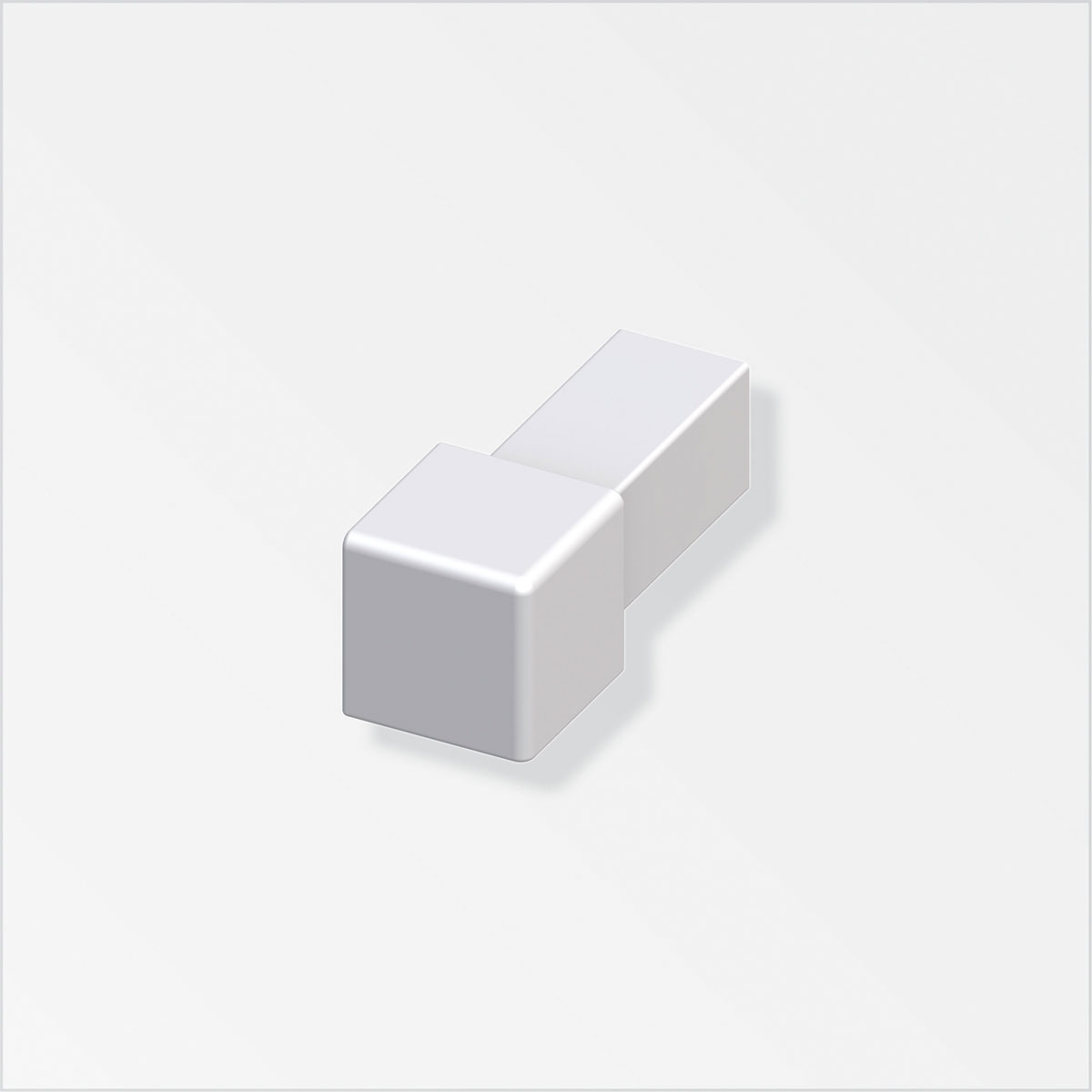 Fundamo Quadrat Eck 10 mm silber