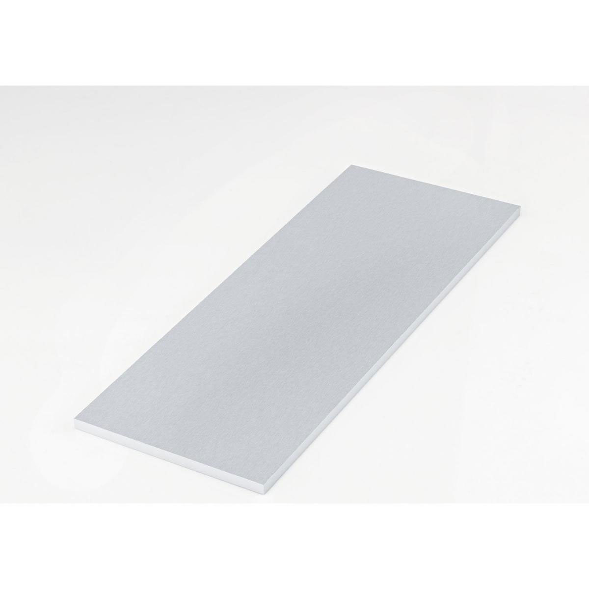 Regalboden Edelstahlgrau 800 x 300 x 16 mm