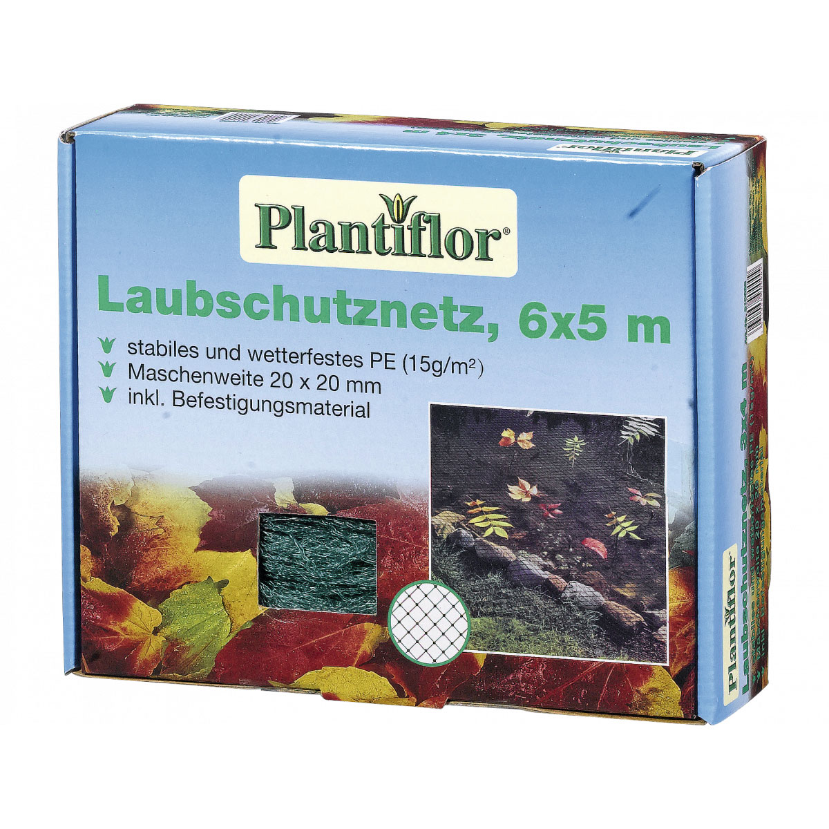 Plantiflor Laubschutznetz 6 x 5 m Bild 1