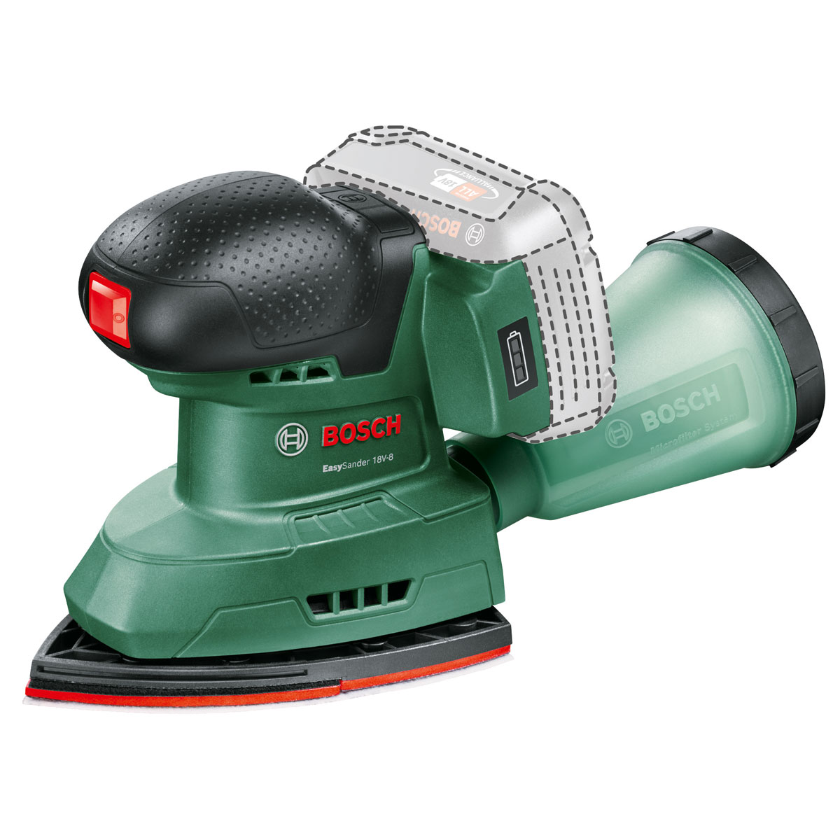 Bosch  Exzenterschleifer EasySander 18V-18