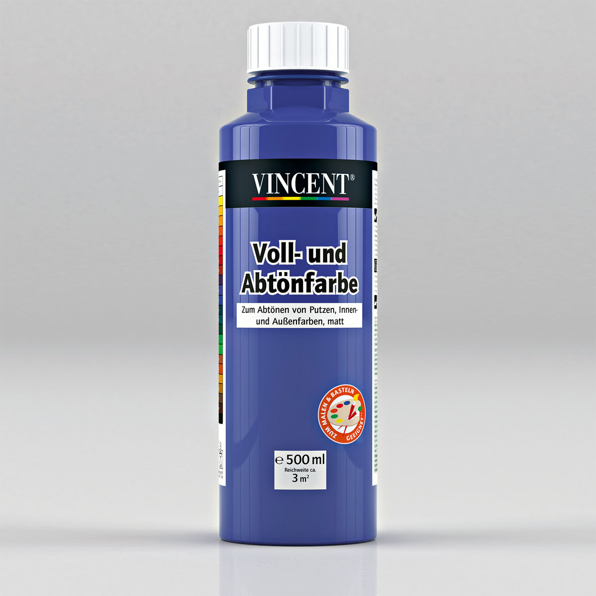 Vincent Voll- und Abtönfarbe königsblau 0,5 L