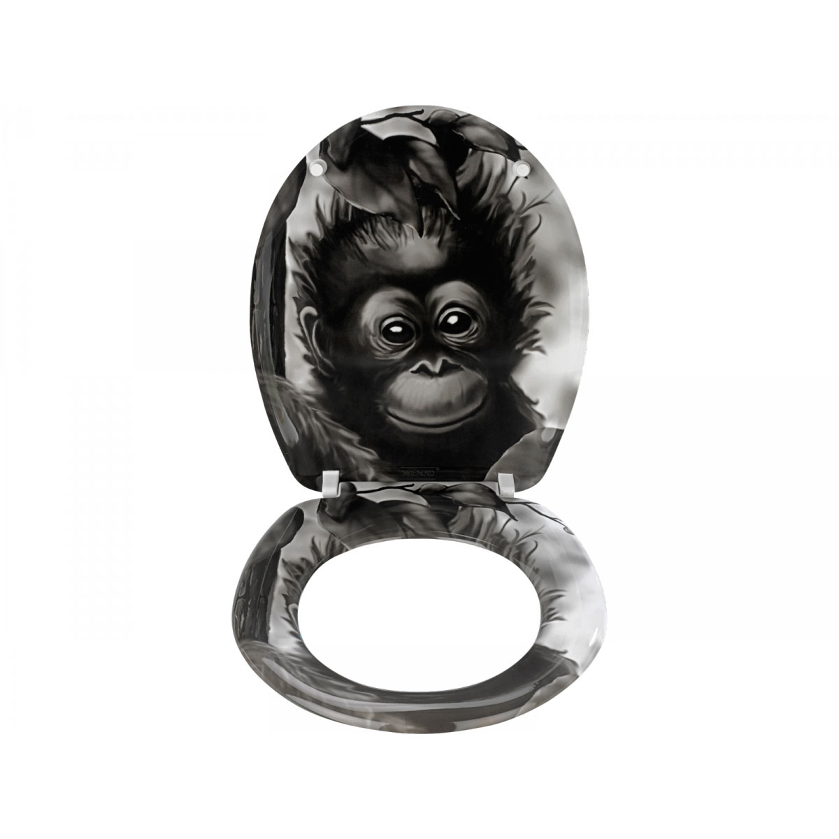 Wenko WC-Sitz Affe antibakteriell Bild 2