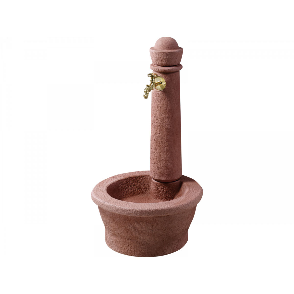 Garantia  Wasserzapfstelle Steinbrunnen Roma redstone Bild 1
