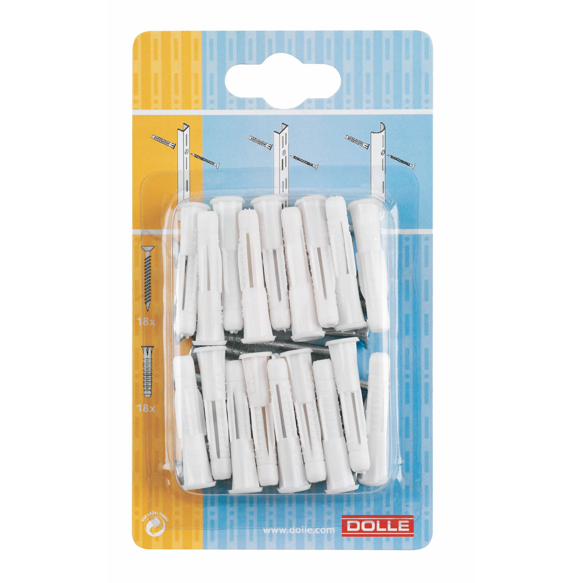 Dolle Befestigungsset WallFix für Wandschienen