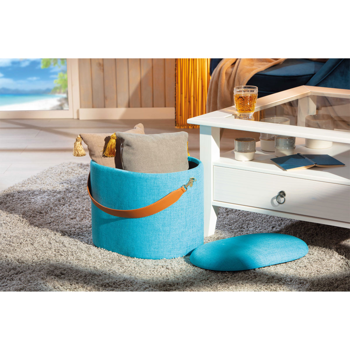 Inter Link Hocker „Dilia“, ocean blue Bild 7